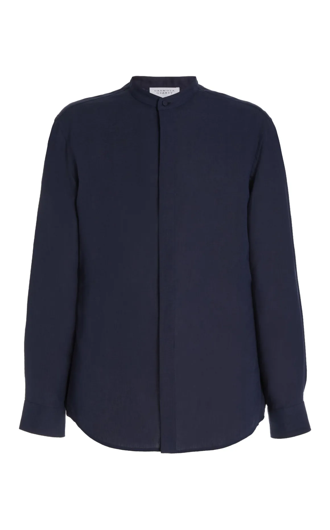 Ollie Shirt in Dark Navy Linen