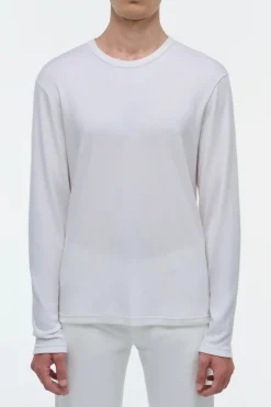 Pacific Long Sleeve T-Shirt in Ivory Cashmere