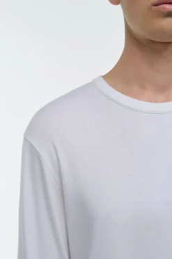 Pacific Long Sleeve T-Shirt in Ivory Cashmere