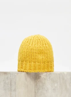Pacino Knit Hat in Golden Birch Welfat Cashmere