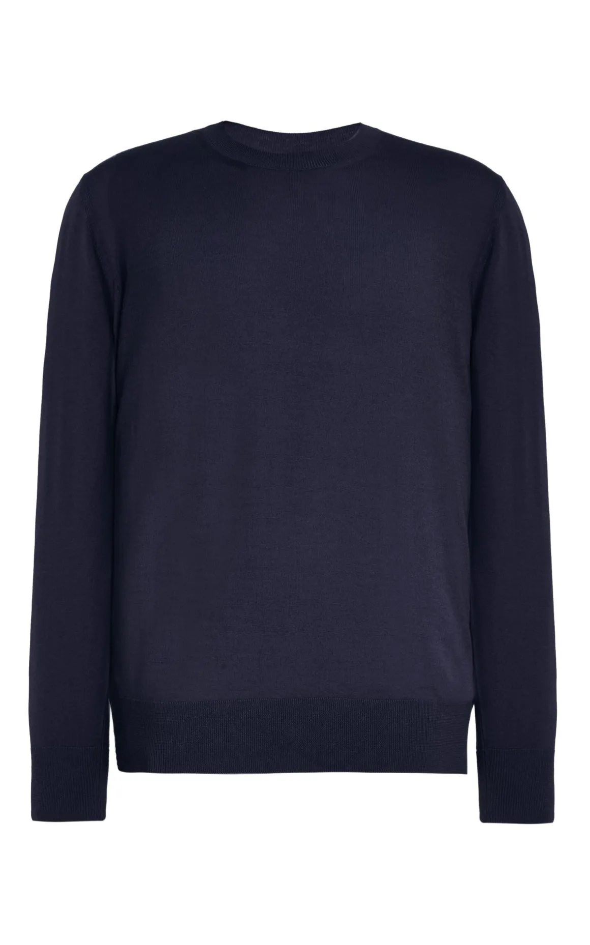Palco Knit Sweater in Navy Merino Wool
