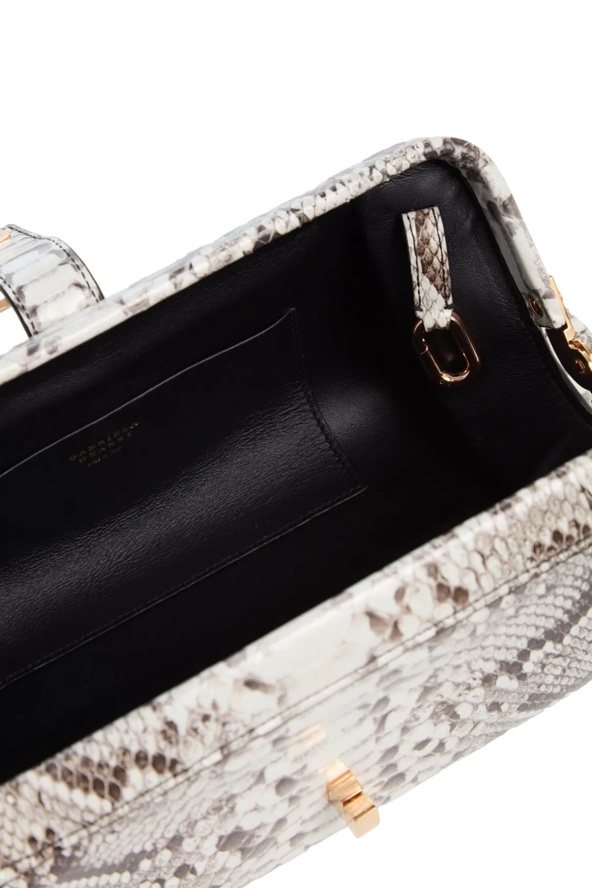 Paola Clutch in Black & White Inversa™ Snakeskin