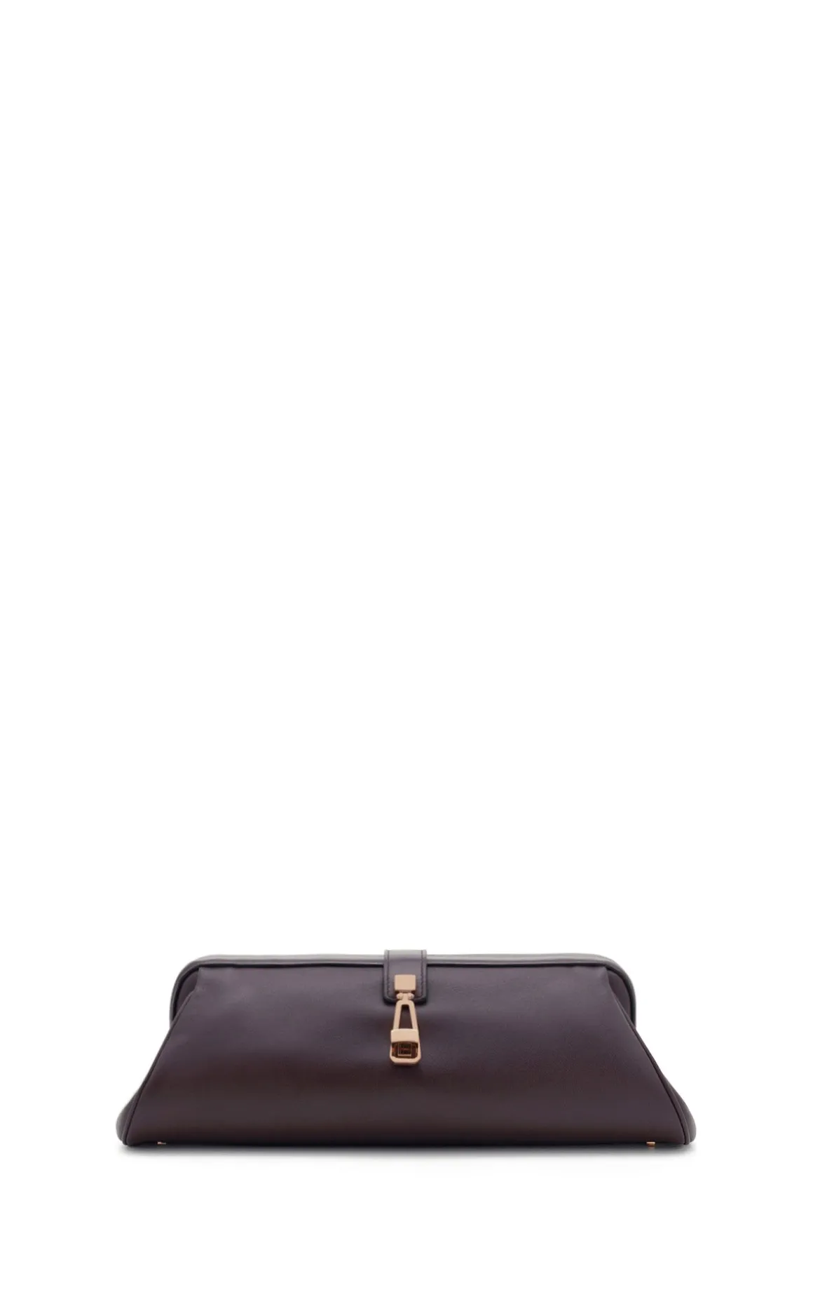 Paola Clutch in Bordeaux Nappa Leather