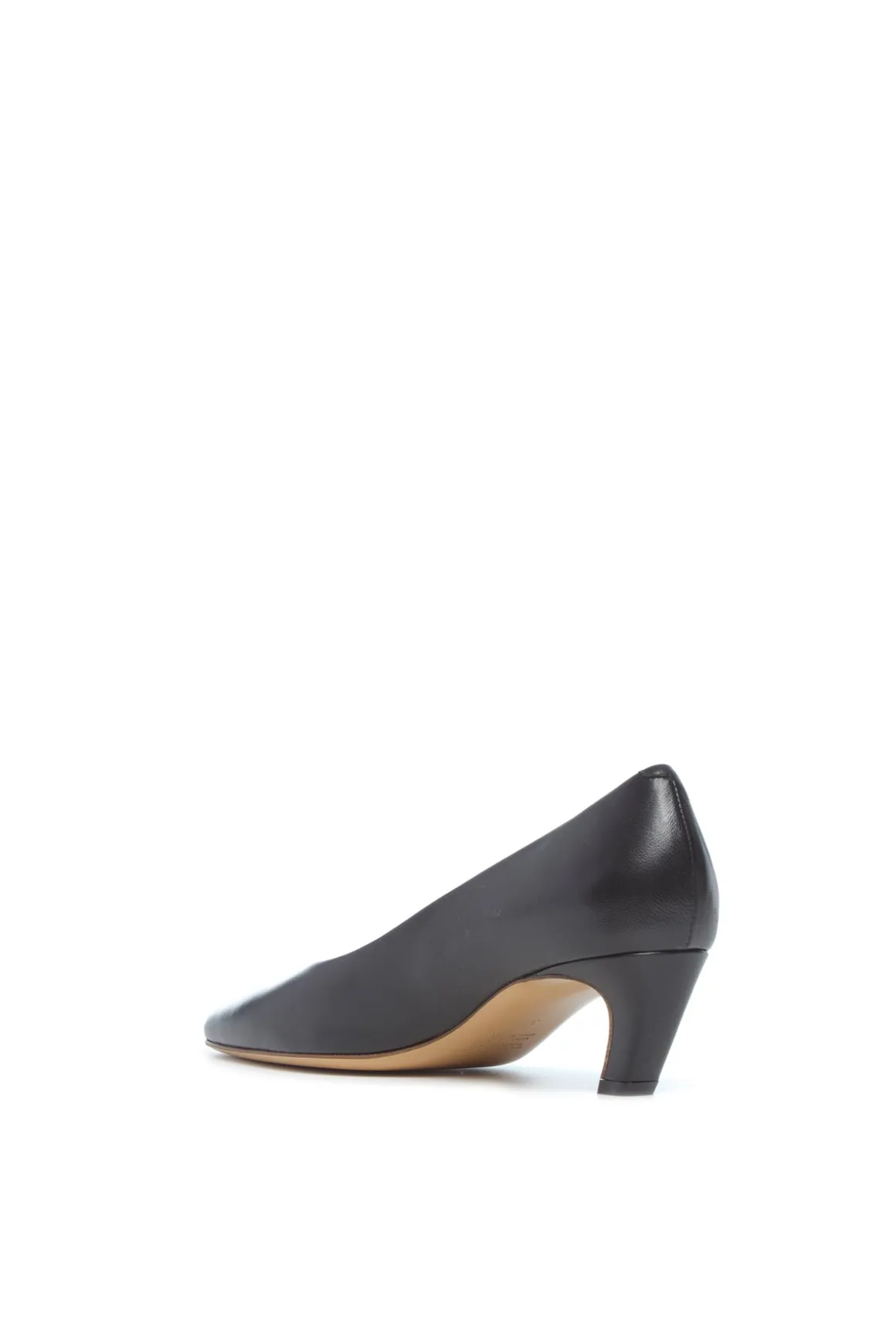 Peggy Pump in Black Nappa Leather