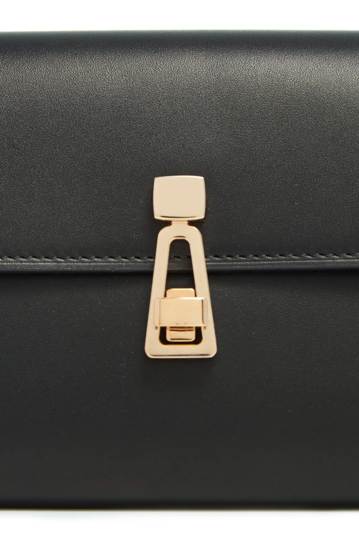 Phone Wallet in Black Leather