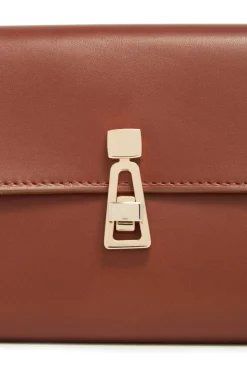 Phone Wallet in Cognac Leather