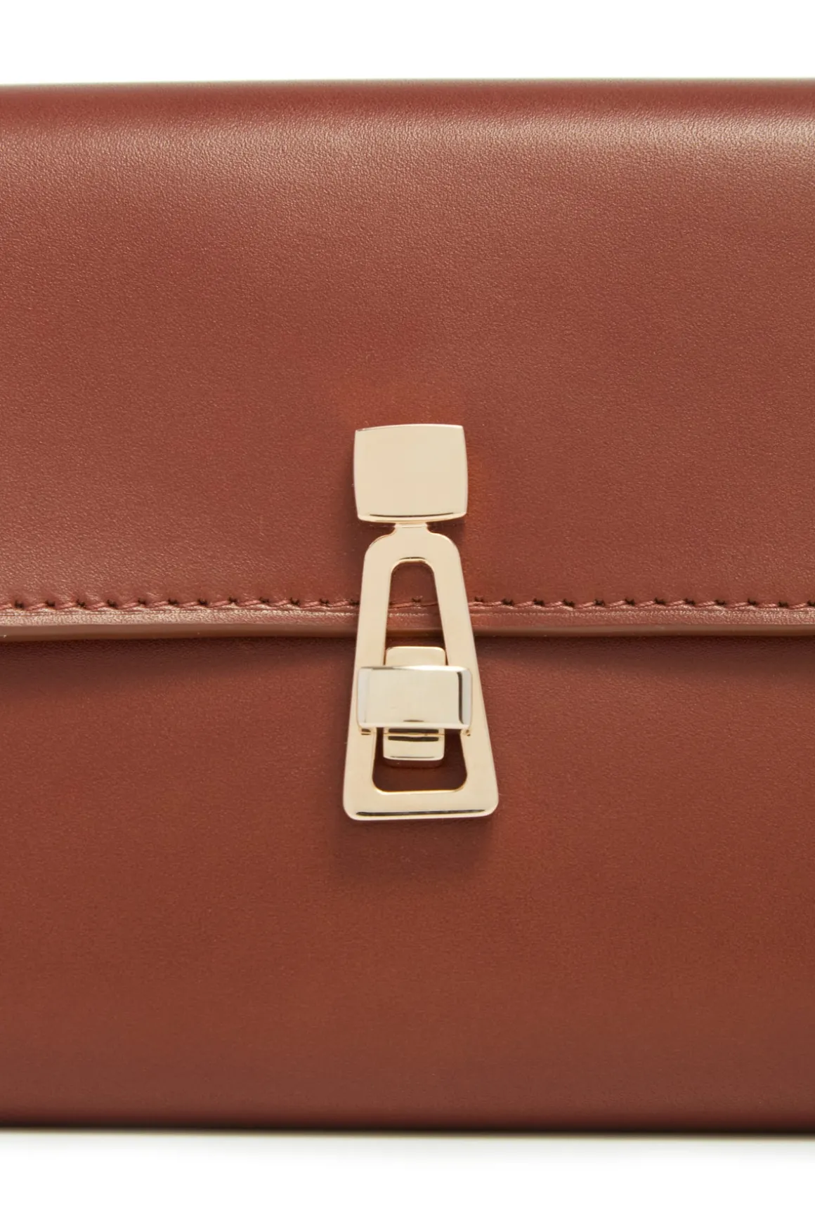 Phone Wallet in Cognac Leather