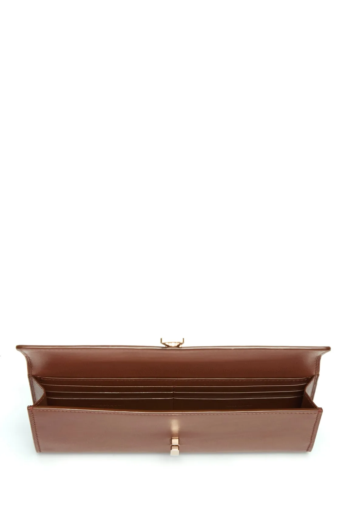 Phone Wallet in Cognac Leather