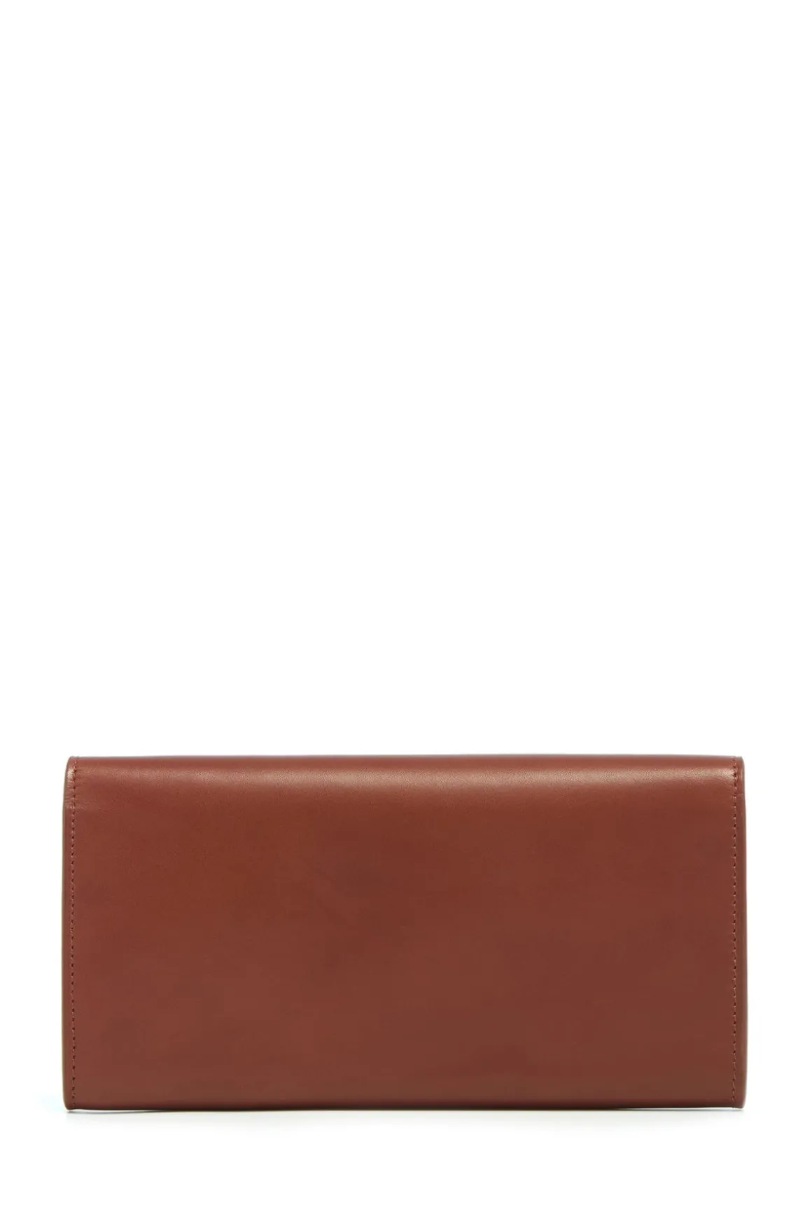 Phone Wallet in Cognac Leather