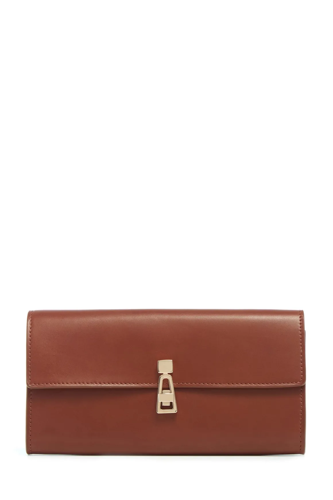 Phone Wallet in Cognac Leather