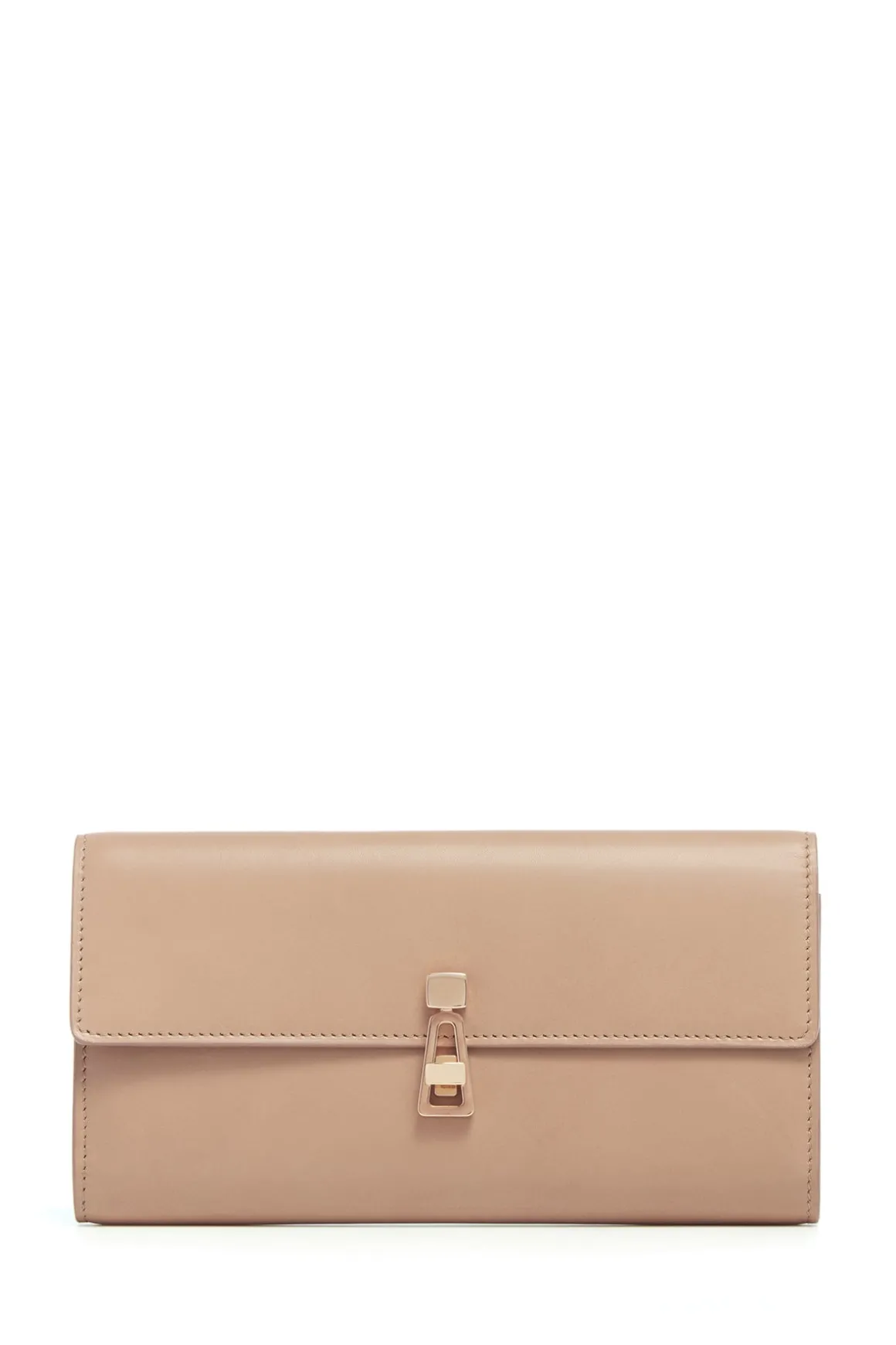 Phone Wallet in Nude Leather
