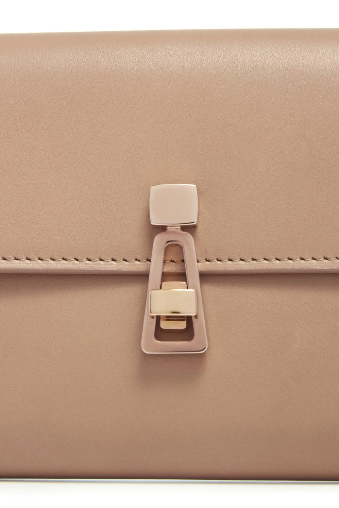Phone Wallet in Nude Leather