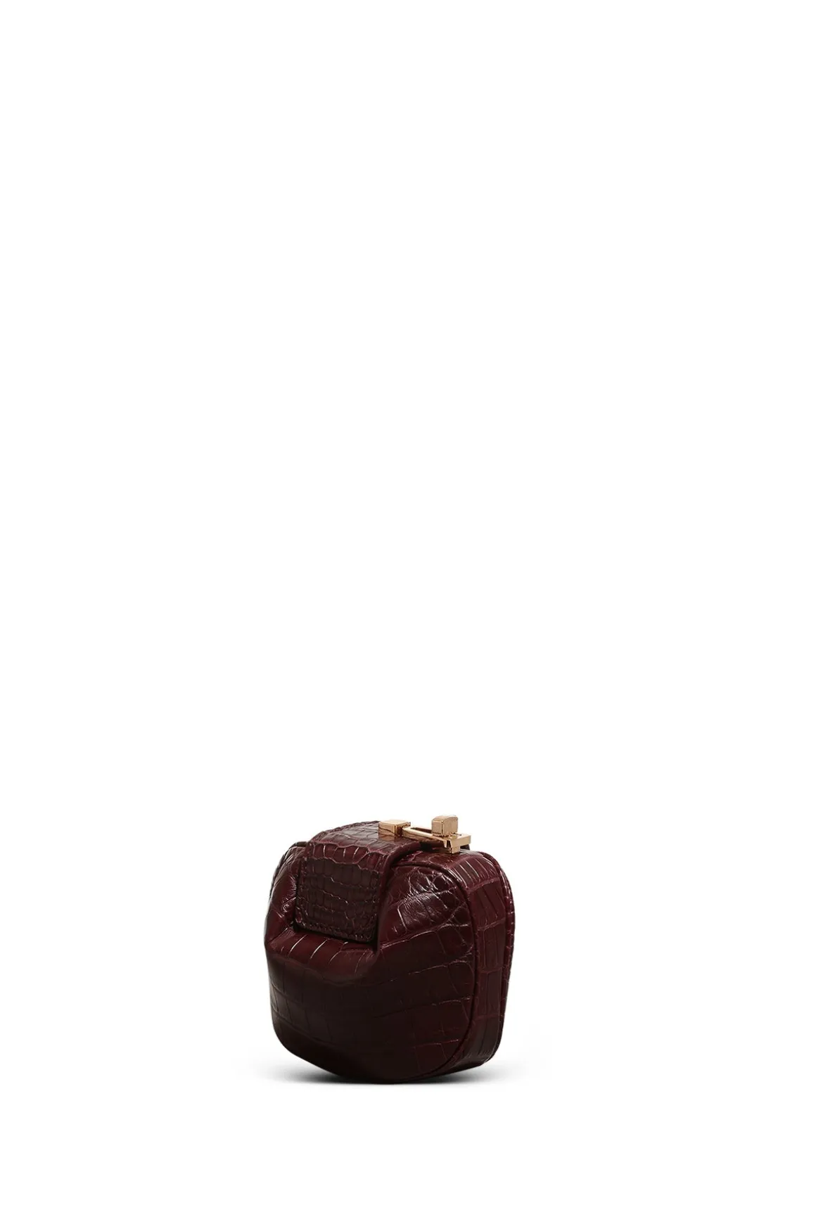 Rafaela Coin Purse in Bordeaux Crocodile Leather