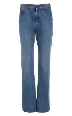Rey Straight-leg Jean in Uruguayan Blue Recycled Cotton Denim