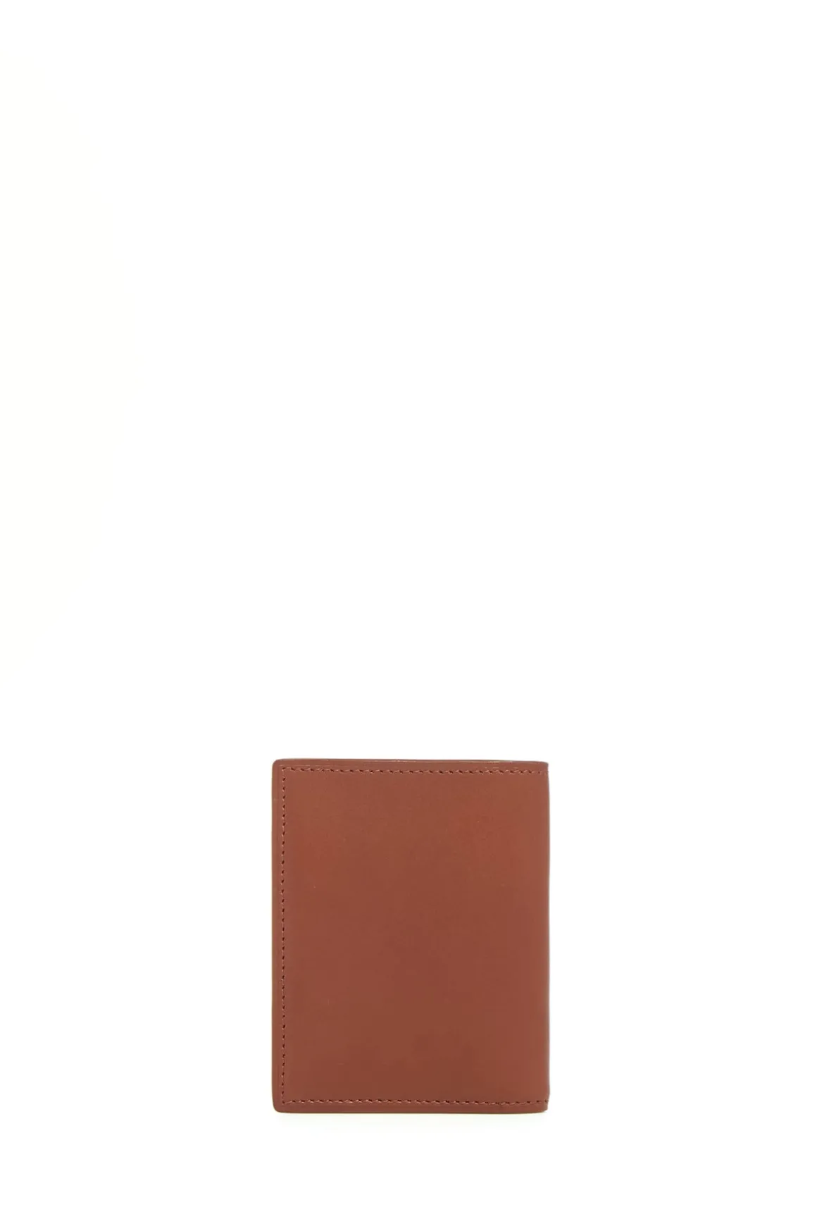 Simple Card Wallet in Cognac Leather