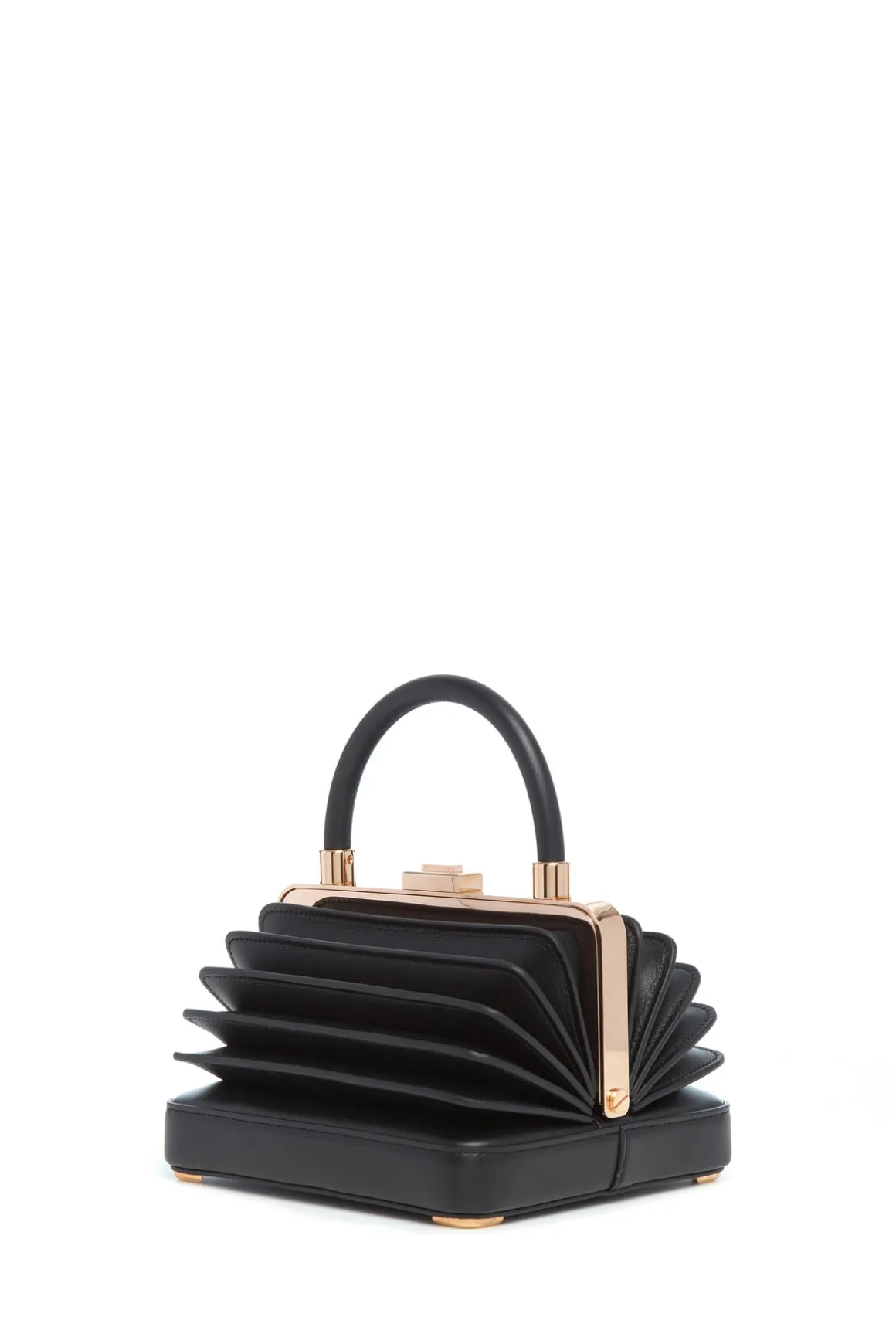 Small Diana Bag in Black Nappa Leather