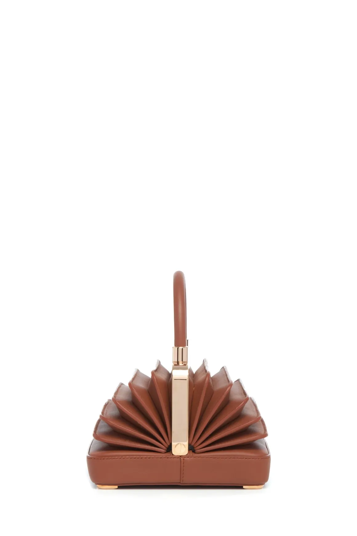 Small Diana Bag in Cognac Nappa Leather