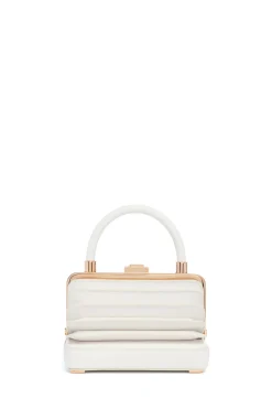 Small Diana Bag in Ivory Nappa Leather