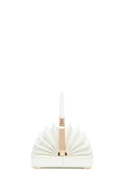 Small Diana Bag in Ivory Snakeskin