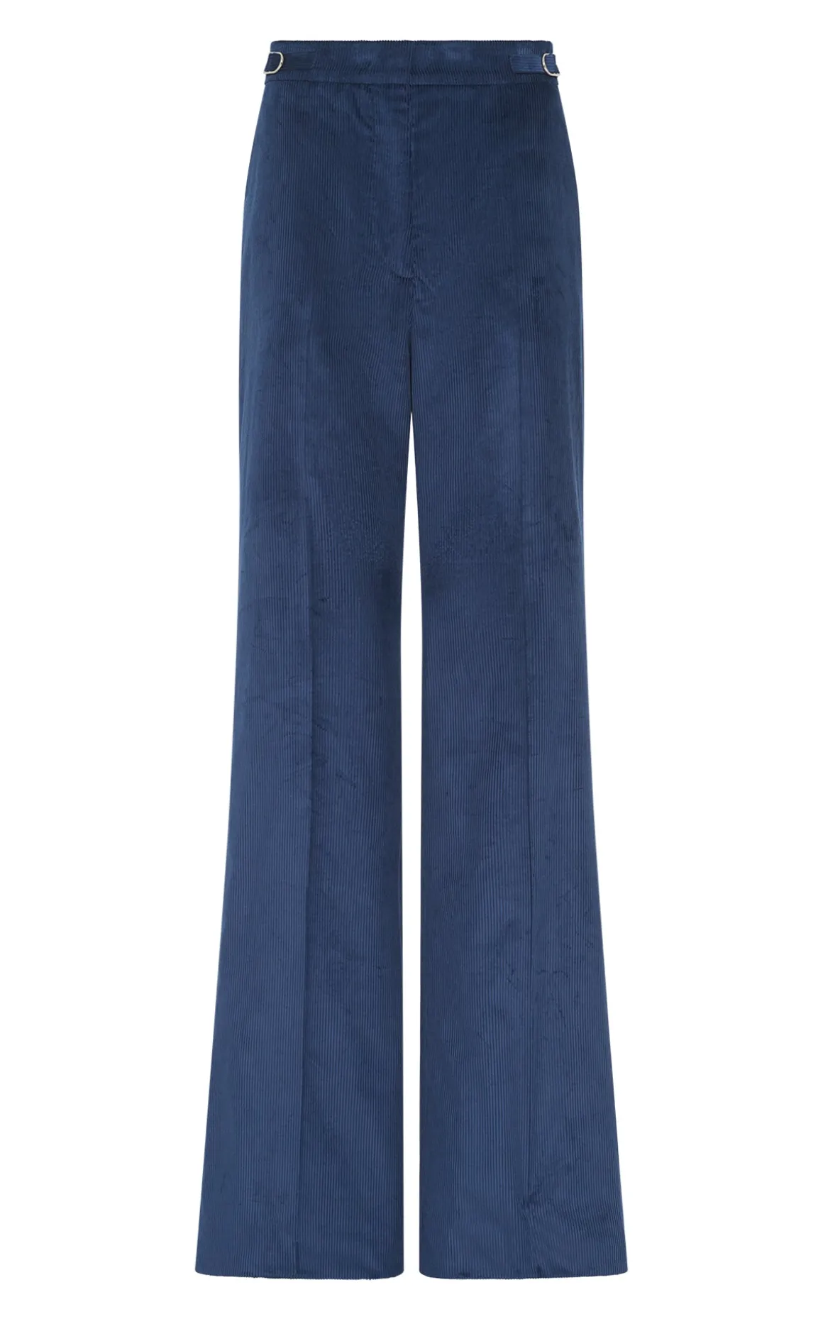 Vesta Flare Pant in Electric Navy Sea Island Cotton Corduroy