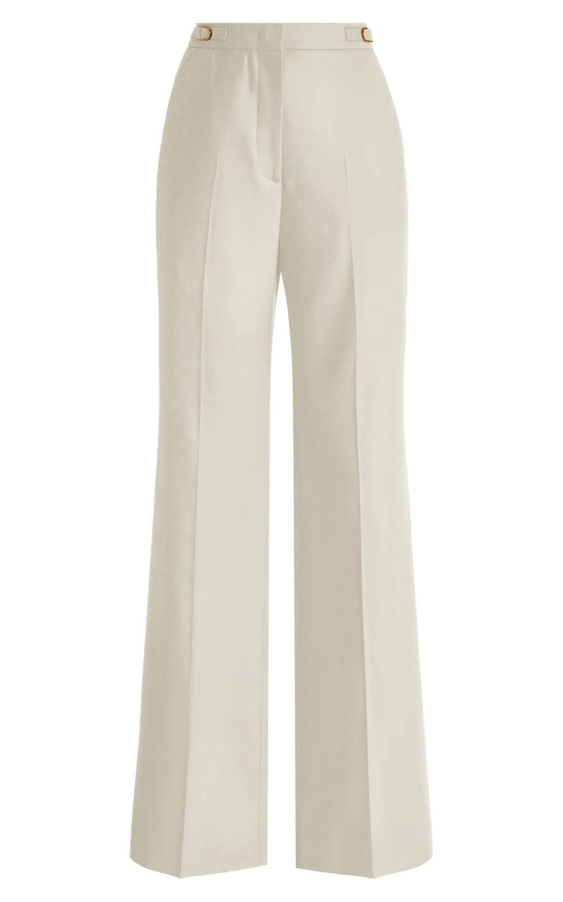 Vesta Flare Pant in Ivory Sportswear Wool