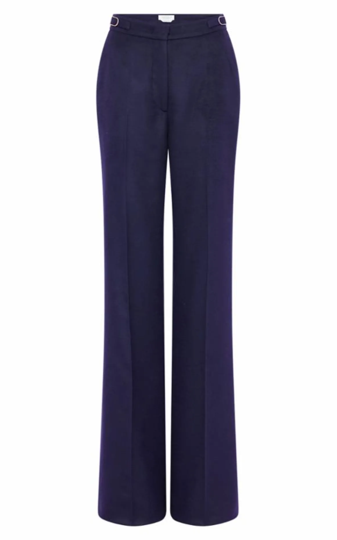 Vesta Flare Pant in Navy Winter Silk