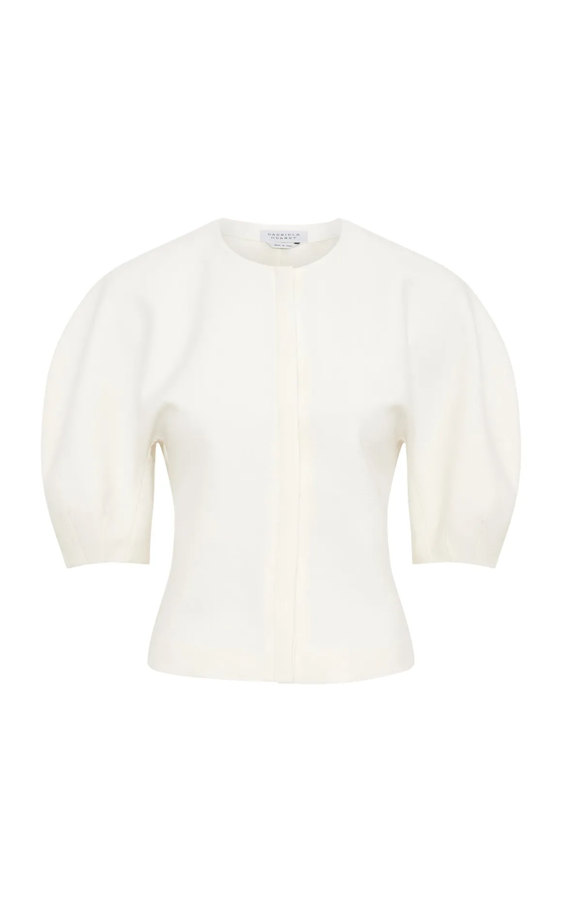 Waverly Top in Ivory Recycled Wool
