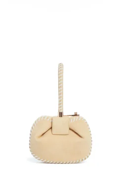Whipstitch Demi Bag in Nude Suede